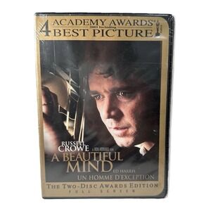 A Beautiful Mind DVD 2-Disc Awards Edition Full Screen New Sealed Russell Crowe